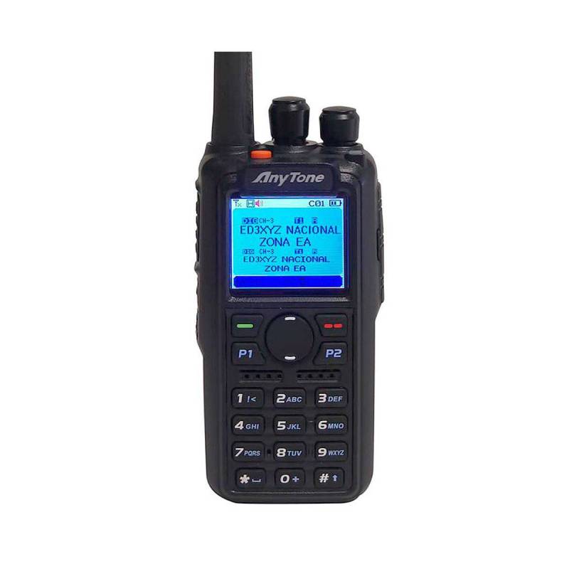 Walkie DMR Anytone AT-D868UV  VHF-UHF 144-430 MHZ. con GPS