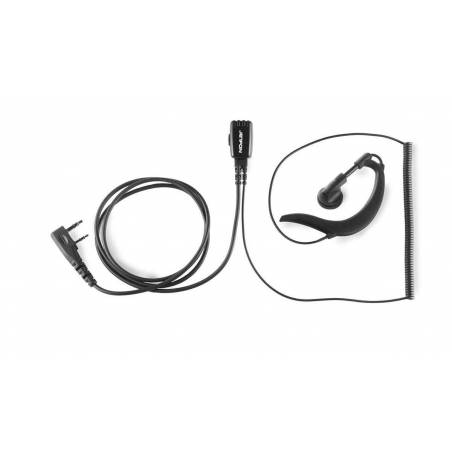 Micrófono auricular Jetfon JR-1701EIL/C, compatible con Icom