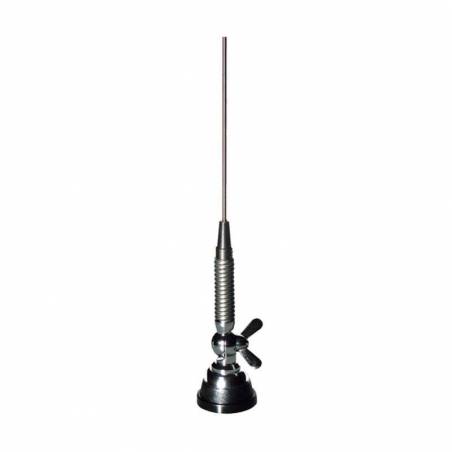 Antena móvil 1/4 VHF ó 5/8 UHF Sirio MGA 55-550 SL con cable y base