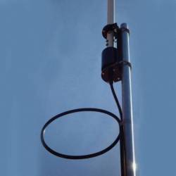 Antena base vertical HF Original OUT-250-F 3.5 a 57 Mhz. 250W 7.16 m